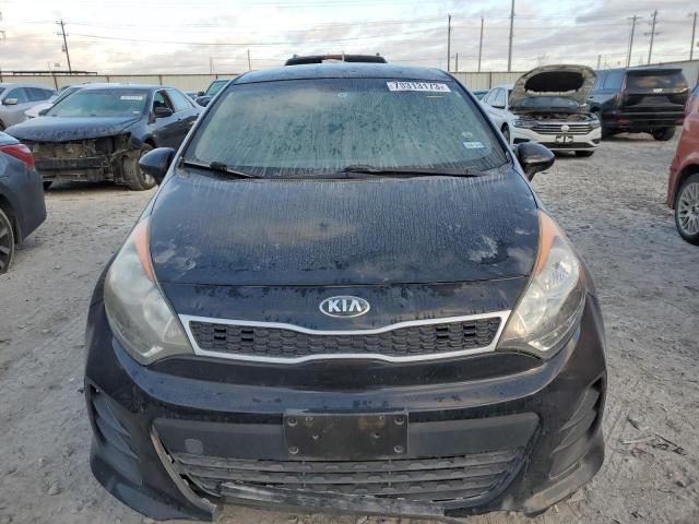 KNADN5A38G6686205 - 2016 KIA RIO EX BLACK photo 5