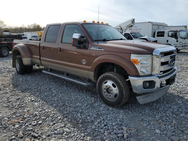 1FT8W3DT5BEB98944 - 2011 FORD F350 SUPER DUTY BROWN photo 1