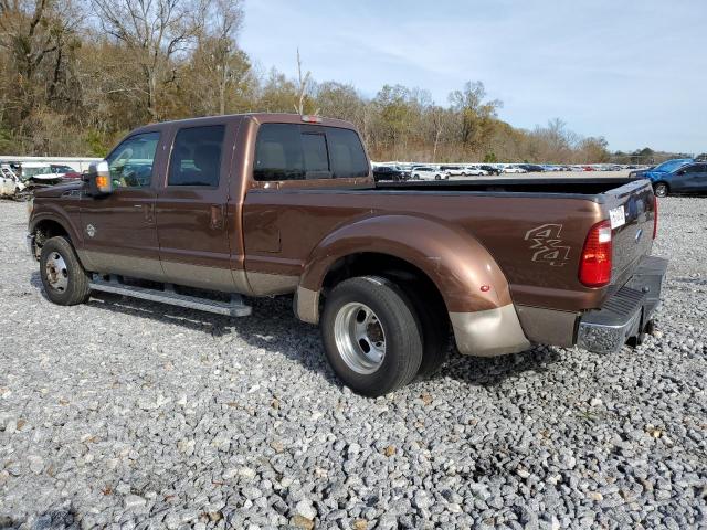 1FT8W3DT5BEB98944 - 2011 FORD F350 SUPER DUTY BROWN photo 3
