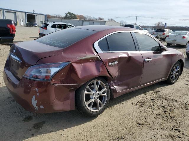 1N4AA5AP2DC830435 - 2013 NISSAN MAXIMA S MAROON photo 3