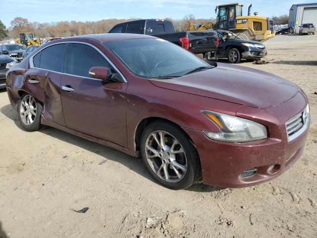 1N4AA5AP2DC830435 - 2013 NISSAN MAXIMA S MAROON photo 4