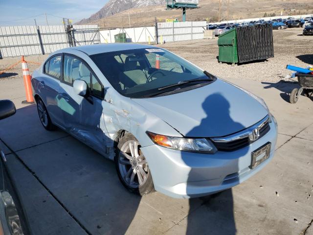 2HGFB2F53CH555898 - 2012 HONDA CIVIC LX BLUE photo 4