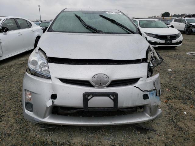 JTDKN3DU6B0296282 - 2011 TOYOTA PRIUS SILVER photo 5