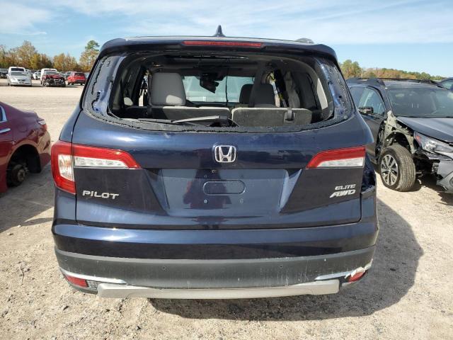 5FNYF6H01NB047460 - 2022 HONDA PILOT ELITE BLUE photo 6