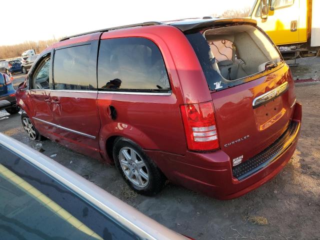 2A4RR5D11AR493556 - 2010 CHRYSLER TOWN & COU TOURING RED photo 2