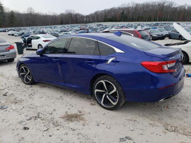 1HGCV2F39LA014863 - 2020 HONDA ACCORD SPORT BLUE photo 2