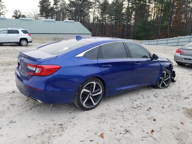 1HGCV2F39LA014863 - 2020 HONDA ACCORD SPORT BLUE photo 3