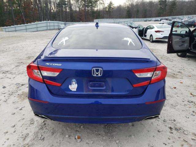 1HGCV2F39LA014863 - 2020 HONDA ACCORD SPORT BLUE photo 6