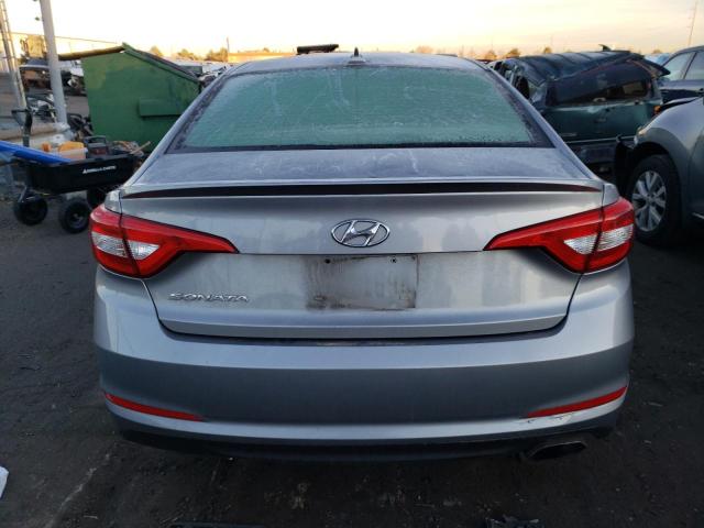 5NPE24AF5HH539593 - 2017 HYUNDAI SONATA SE GRAY photo 6