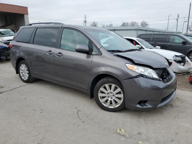 5TDJZ3DC7HS151801 - 2017 TOYOTA SIENNA LE GRAY photo 4