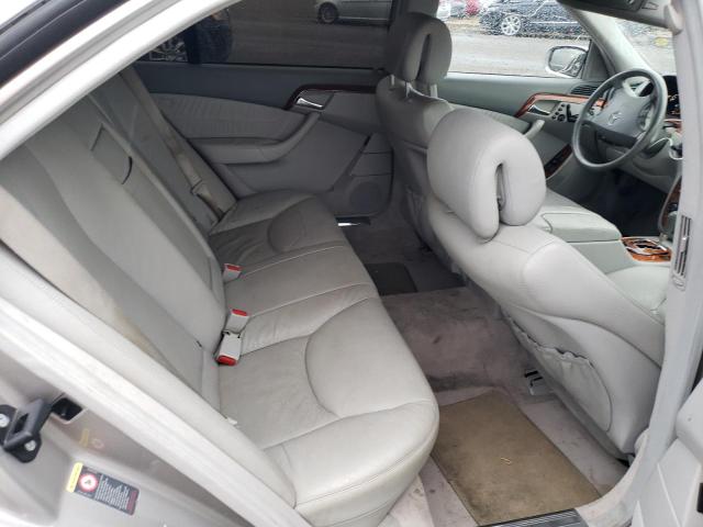 WDBNG70J54A387226 - 2004 MERCEDES-BENZ S 430 SILVER photo 10