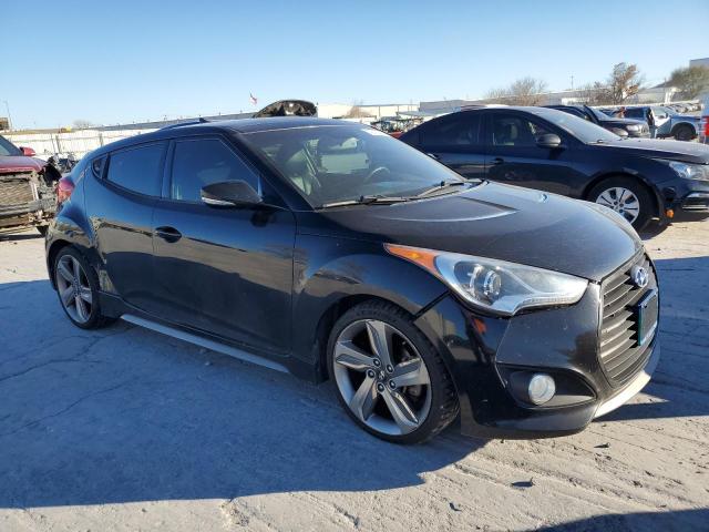 KMHTC6AEXDU123641 - 2013 HYUNDAI VELOSTER TURBO BLACK photo 4