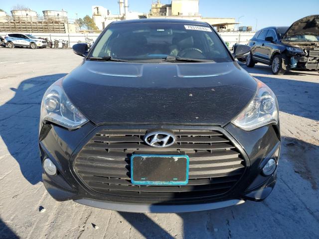 KMHTC6AEXDU123641 - 2013 HYUNDAI VELOSTER TURBO BLACK photo 5