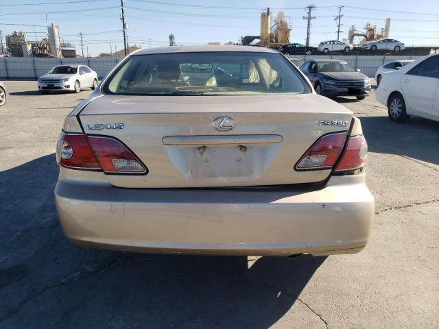 JTHBA30G945000719 - 2004 LEXUS ES 330 GOLD photo 6