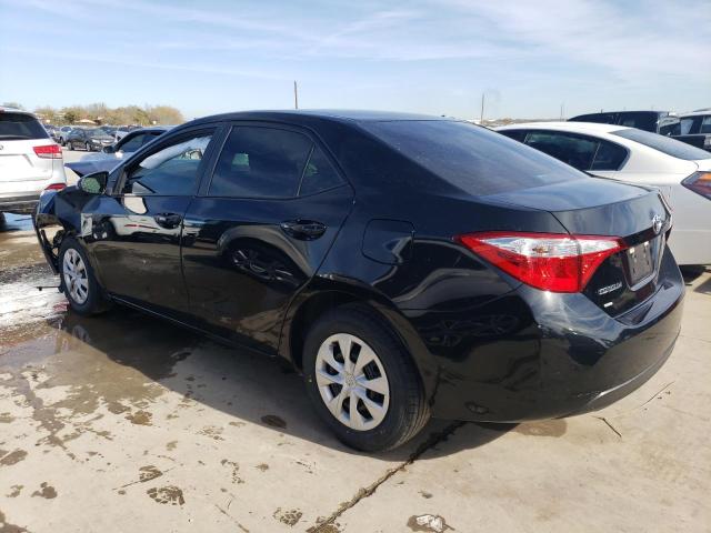 5YFBURHE6GP413218 - 2016 TOYOTA COROLLA L BLACK photo 2