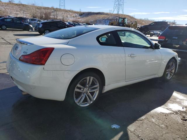 JNKCV64F69M653016 - 2009 INFINITI G37 WHITE photo 3