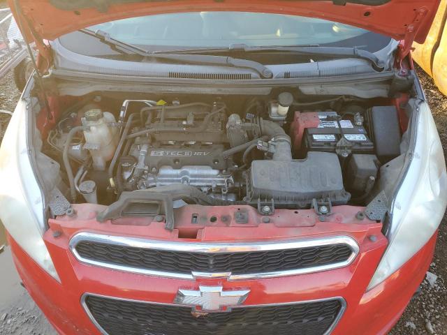 KL8CD6S95EC475108 - 2014 CHEVROLET SPARK 1LT RED photo 11