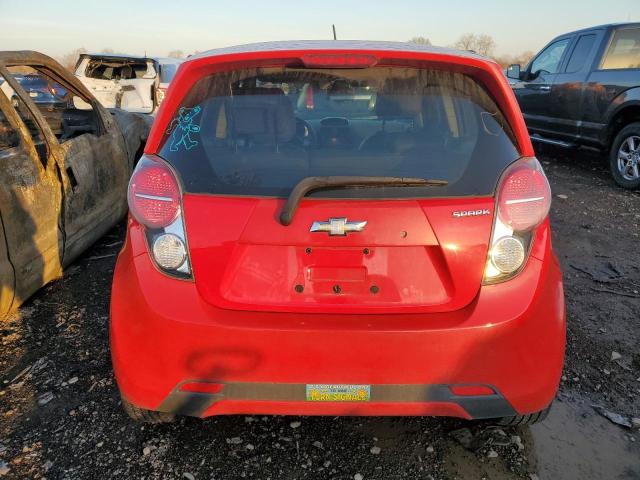 KL8CD6S95EC475108 - 2014 CHEVROLET SPARK 1LT RED photo 6