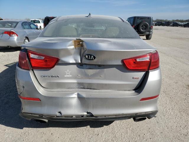 5XXGM4A76FG450040 - 2015 KIA OPTIMA LX SILVER photo 6