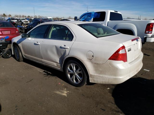 3FAHP0HA7CR263074 - 2012 FORD FUSION SE WHITE photo 2