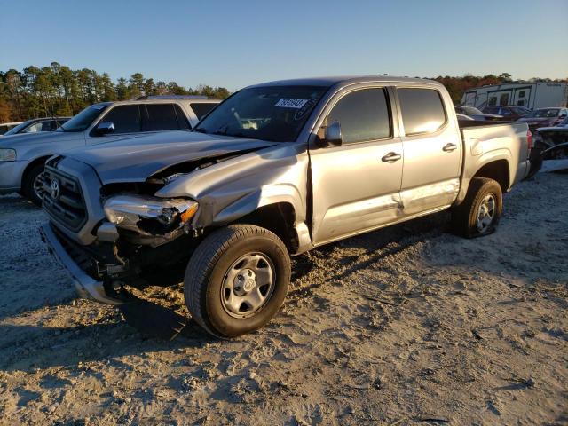 5TFAX5GN0HX082099 - 2017 TOYOTA TACOMA DOUBLE CAB SILVER photo 1