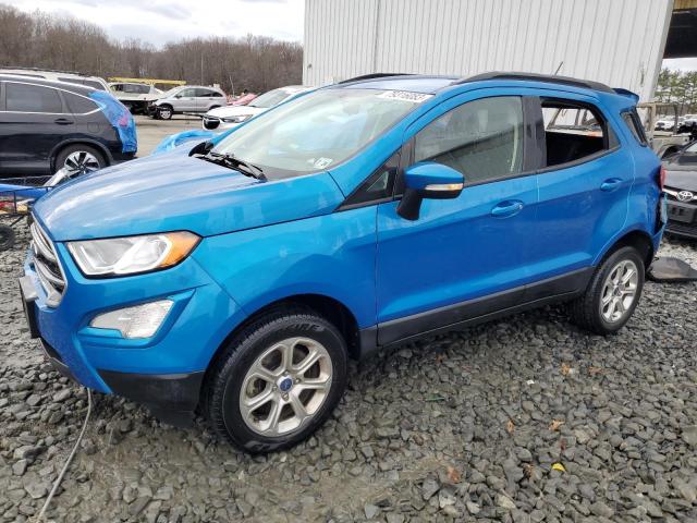 MAJ6S3GL6KC301367 - 2019 FORD ECOSPORT SE BLUE photo 1