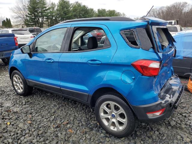 MAJ6S3GL6KC301367 - 2019 FORD ECOSPORT SE BLUE photo 2