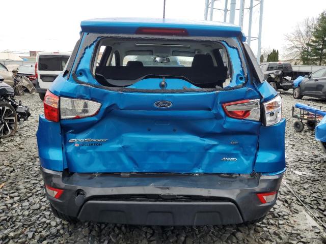 MAJ6S3GL6KC301367 - 2019 FORD ECOSPORT SE BLUE photo 6