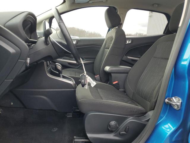MAJ6S3GL6KC301367 - 2019 FORD ECOSPORT SE BLUE photo 7