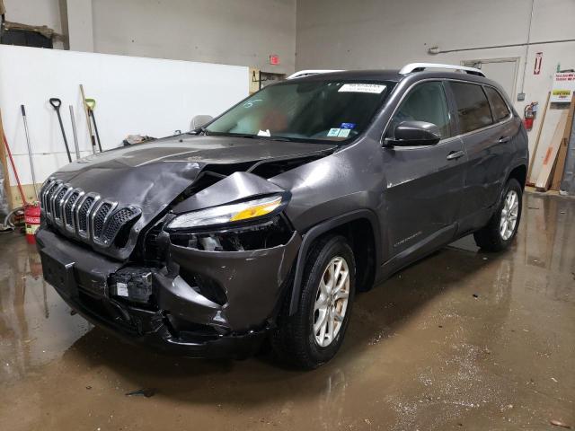 1C4PJMCS8FW504138 - 2015 JEEP CHEROKEE LATITUDE BLACK photo 1