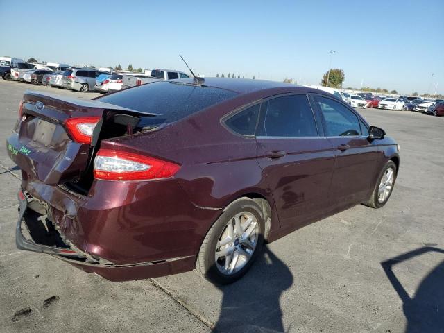 3FA6P0H70DR209368 - 2013 FORD FUSION SE BURGUNDY photo 3