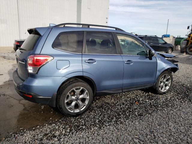 JF2SJAWC0JH534777 - 2018 SUBARU FORESTER 2.5I TOURING BLUE photo 3