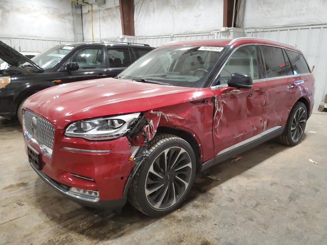 5LM5J7XC6MGL10901 - 2021 LINCOLN AVIATOR RESERVE RED photo 1