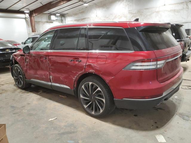 5LM5J7XC6MGL10901 - 2021 LINCOLN AVIATOR RESERVE RED photo 2