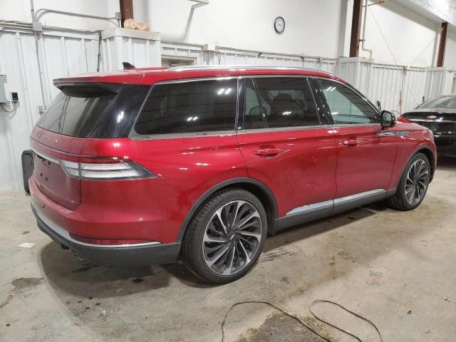 5LM5J7XC6MGL10901 - 2021 LINCOLN AVIATOR RESERVE RED photo 3