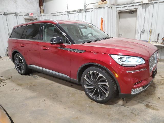 5LM5J7XC6MGL10901 - 2021 LINCOLN AVIATOR RESERVE RED photo 4