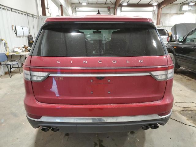 5LM5J7XC6MGL10901 - 2021 LINCOLN AVIATOR RESERVE RED photo 6