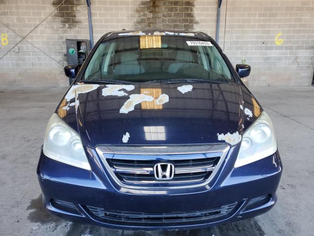 5FNRL38465B012895 - 2005 HONDA ODYSSEY EX BLUE photo 5