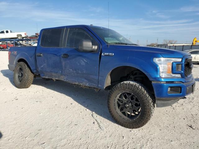 1FTEW1EP2JKF02658 - 2018 FORD F150 SUPERCREW BLUE photo 4