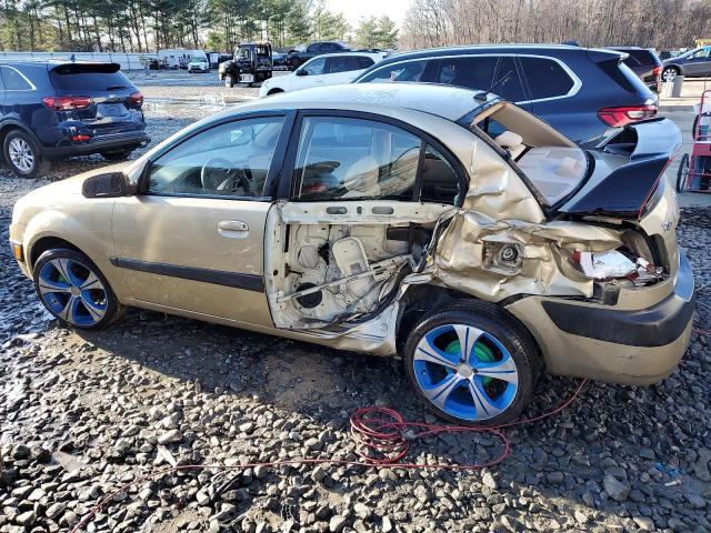 KNADE123376202254 - 2007 KIA RIO BASE TAN photo 2