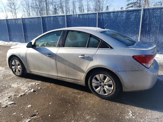 1G1PC5SB0D7282499 - 2013 CHEVROLET CRUZE LT SILVER photo 2