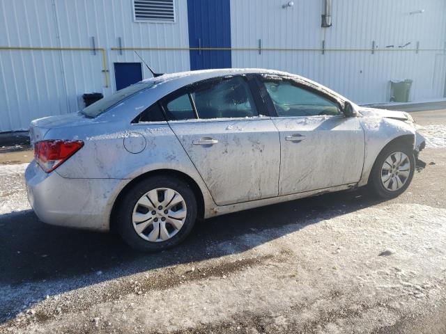 1G1PC5SB0D7282499 - 2013 CHEVROLET CRUZE LT SILVER photo 3