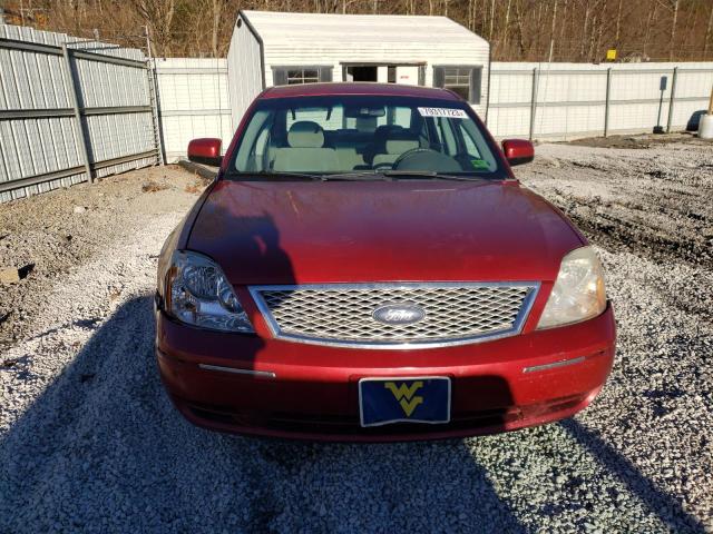 1FAHP24127G156285 - 2007 FORD FIVE HUNDR SEL RED photo 5