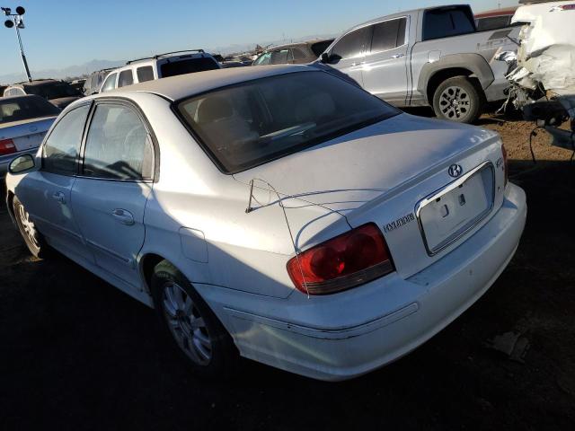 KMHWF35H85A136009 - 2005 HYUNDAI SONATA GLS WHITE photo 2