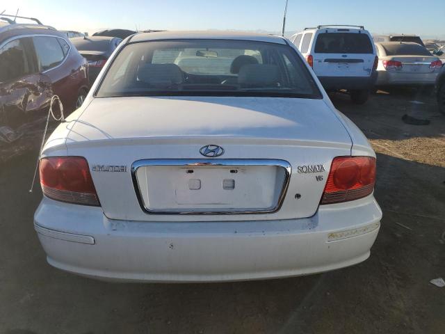 KMHWF35H85A136009 - 2005 HYUNDAI SONATA GLS WHITE photo 6