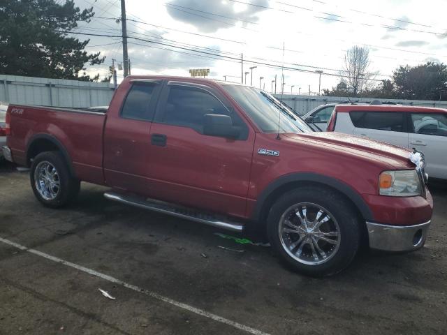 1FTPX12537FA33929 - 2007 FORD F150 BURGUNDY photo 4