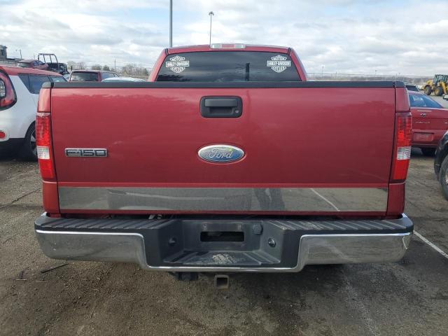 1FTPX12537FA33929 - 2007 FORD F150 BURGUNDY photo 6