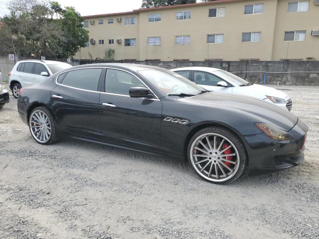 ZAM56RRA6E1122850 - 2014 MASERATI QUATTROPOR S BLACK photo 4