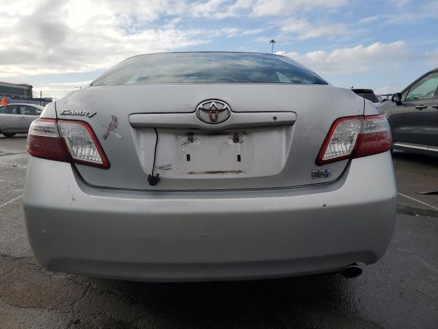 4T1BB46K28U040244 - 2008 TOYOTA CAMRY HYBRID SILVER photo 6