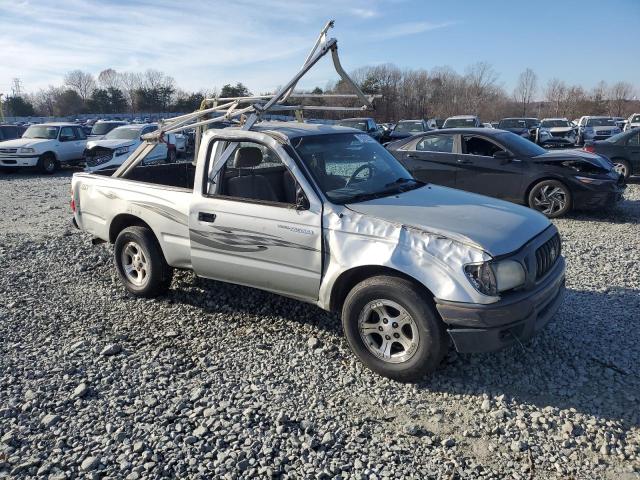 5TENL42N41Z744117 - 2001 TOYOTA TACOMA SILVER photo 4